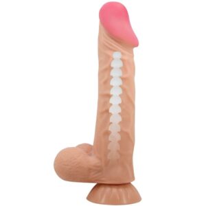 Pretty Love Sliding Skin — Realistic Dildo, 24 cm, Flesh — Dildos — view 2