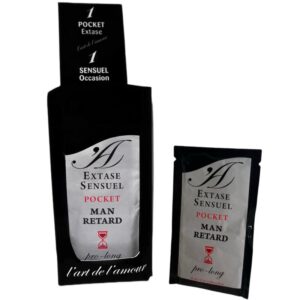 Extase Sensual Male Retardant Pocket — Delay Gel, 10 ml — Wellness