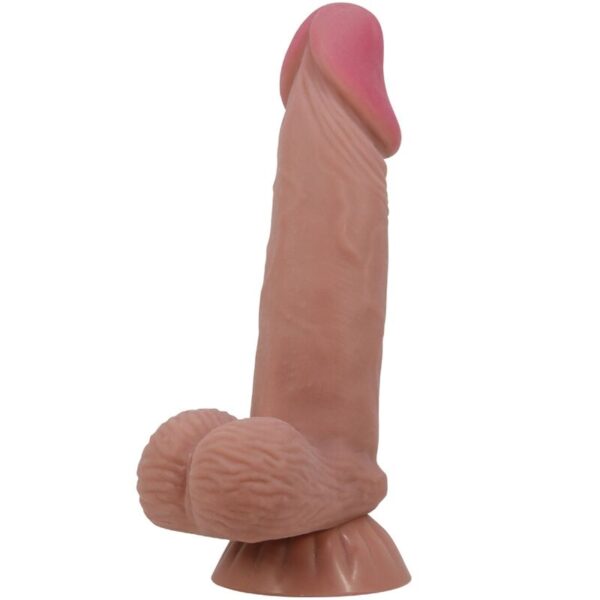 Pretty Love Sliding Skin — Realistic Dildo, 19.4 cm, Brown — Dildos — view 2