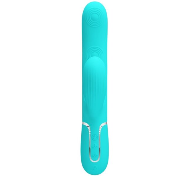 Pretty Love Perlita — Rabbit Vibrator, Rechargeable, Aqua Green — G-Spot Vibrators — view 11
