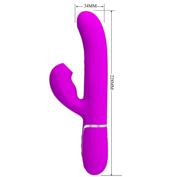 Pretty Love Perlita — Rabbit Vibrator, Rechargeable, Violet — G-Spot Vibrators — view 2