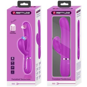 Pretty Love Perlita — Rabbit Vibrator, Rechargeable, Violet — G-Spot Vibrators — view 4