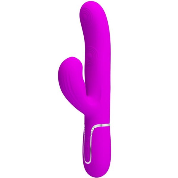 Pretty Love Perlita — Rabbit Vibrator, Rechargeable, Violet — G-Spot Vibrators