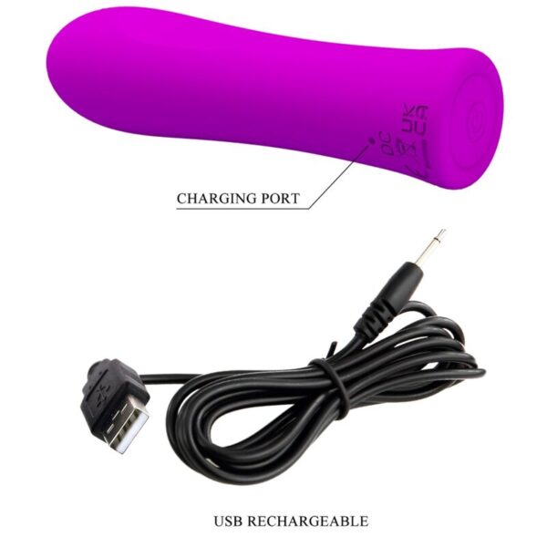 Pretty Love Alfreda — Bullet Vibrator, Rechargeable, Violet — Bullet Vibrators — view 7