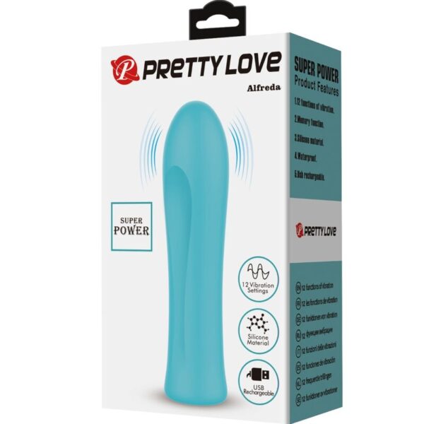 Pretty Love Alfreda — Bullet Vibrator, Rechargeable, Aqua Green — Bullet Vibrators — view 5