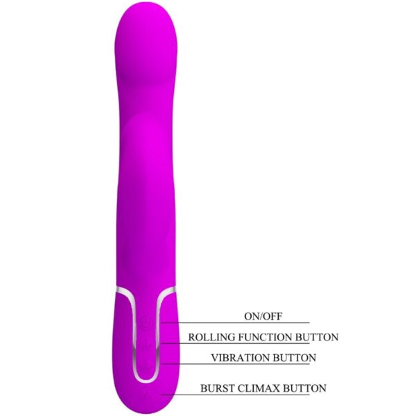 Pretty Love — Rabbit Vibrator, Rechargeable, Violet — Rabbit Vibrators — view 8
