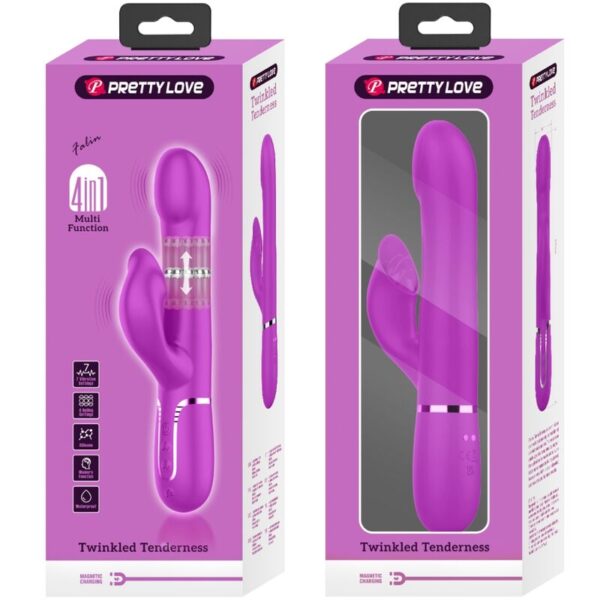 Pretty Love — Rabbit Vibrator, Rechargeable, Violet — Rabbit Vibrators — view 10
