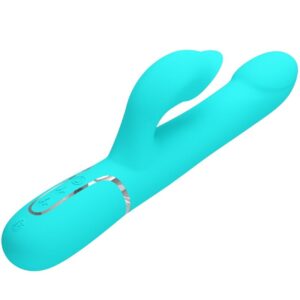 Pretty Love — Rabbit Vibrator, Rechargeable, Aqua Green — Rabbit Vibrators — view 3