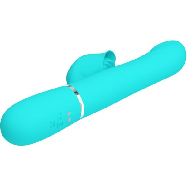 Pretty Love — Rabbit Vibrator, Rechargeable, Aqua Green — Rabbit Vibrators — view 5