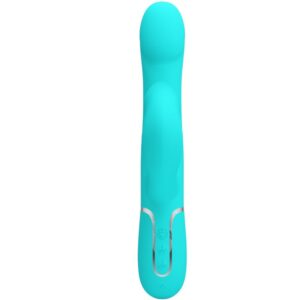 Pretty Love — Rabbit Vibrator, Rechargeable, Aqua Green — Rabbit Vibrators — view 2