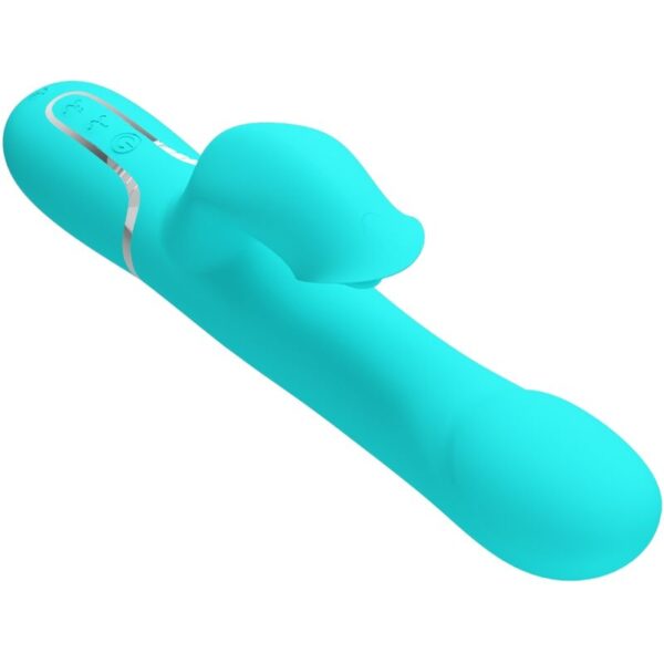 Pretty Love — Rabbit Vibrator, Rechargeable, Aqua Green — Rabbit Vibrators — view 4