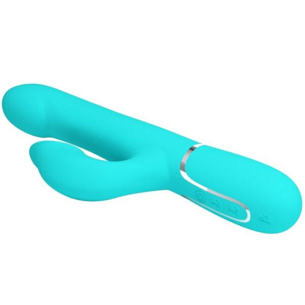 Pretty Love — Rabbit Vibrator, Rechargeable, Aqua Green — Rabbit Vibrators — view 6