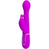 Pretty Love Dejon — Thrusting Vibrator, Rechargeable, Violet — Rabbit Vibrators