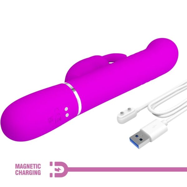 Pretty Love Coale — Thrusting Vibrator, Rechargeable, Violet — G-Spot Vibrators — view 9