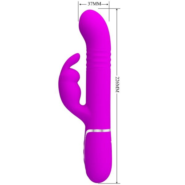 Pretty Love Coale — Thrusting Vibrator, Rechargeable, Violet — G-Spot Vibrators — view 7