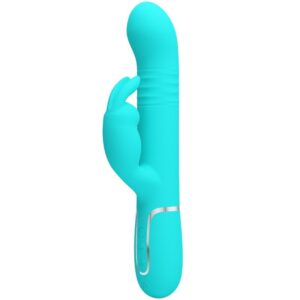 Pretty Love Coale — Thrusting Vibrator, Rechargeable, Aqua Green — G-Spot Vibrators