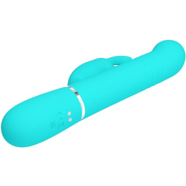 Pretty Love Coale — Thrusting Vibrator, Rechargeable, Aqua Green — G-Spot Vibrators — view 5