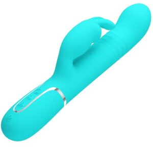 Pretty Love Coale — Thrusting Vibrator, Rechargeable, Aqua Green — G-Spot Vibrators — view 4