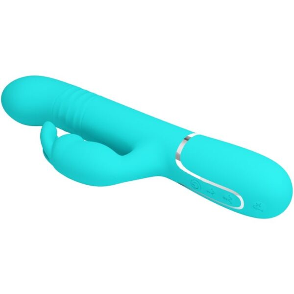 Pretty Love Coale — Thrusting Vibrator, Rechargeable, Aqua Green — G-Spot Vibrators — view 6