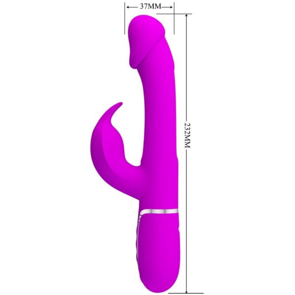 Pretty Love Kampas — Rabbit Vibrator, Rechargeable, Fuchsia — Rabbit Vibrators — view 11