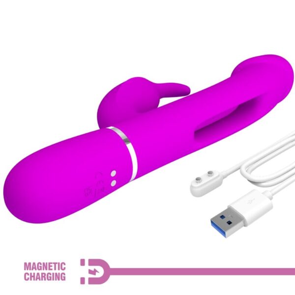 Pretty Love Kampas — Rabbit Vibrator, Rechargeable, Fuchsia — Rabbit Vibrators — view 5