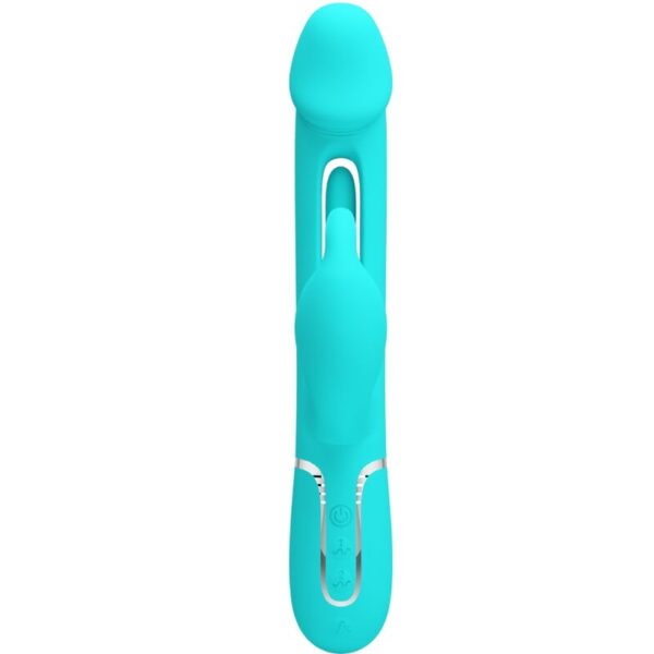 Pretty Love Kampas — Rabbit Vibrator, Rechargeable, Aqua Green — Rabbit Vibrators — view 10