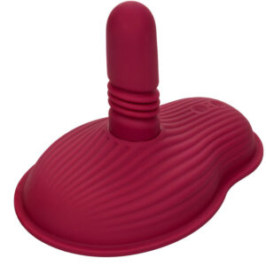CalExotics Dual Rider — Thrusting Vibrator, Remote Control, Red — Handheld Massagers