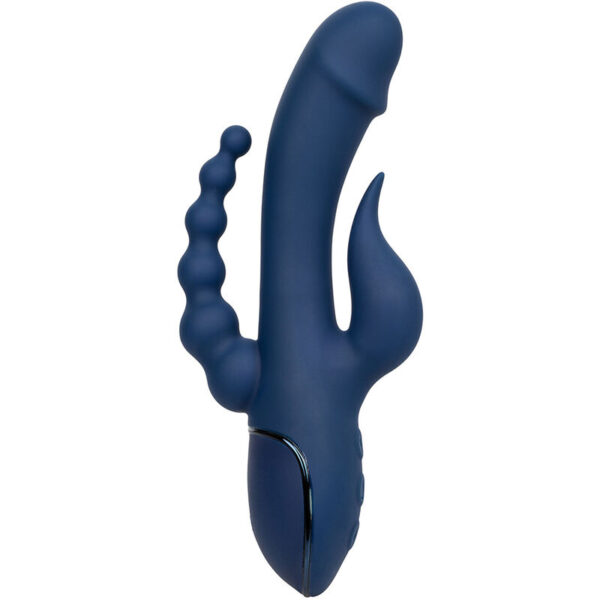 CalExotics III Triple Orgasm — Rabbit Vibrator, Blue — Rabbit Vibrators — view 7