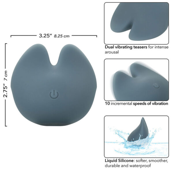 CalExotics Mod Curve — Vibrator, Rechargeable, Blue — Clitoral Stimulators — view 9
