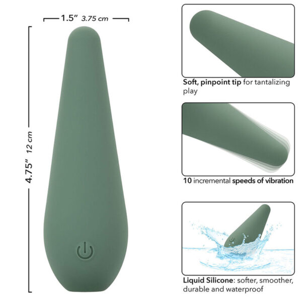 CalExotics Mod Chic — Personal Massager, Waterproof, Green — Clitoral Stimulators — view 8