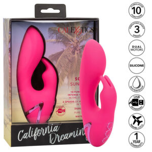CalExotics So. Cal Sunshine — Rabbit Vibrator, Fuchsia — Rabbit Vibrators — view 2