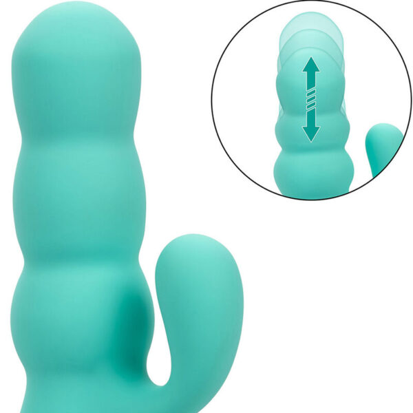 CalExotics Del Mar Diva — Rabbit Vibrator, Aqua Green — Rabbit Vibrators — view 9
