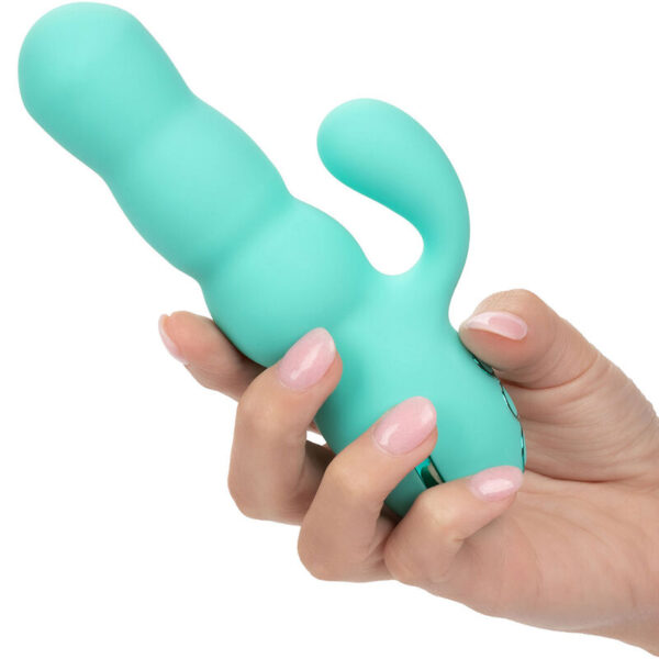 CalExotics Del Mar Diva — Rabbit Vibrator, Aqua Green — Rabbit Vibrators