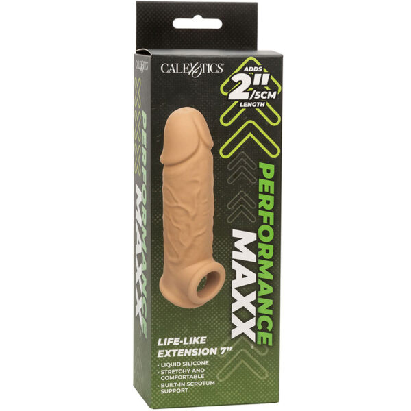 CalExotics Performance Maxx 7 — Penis Sleeve, Light Skin — Penis Accessories — view 8