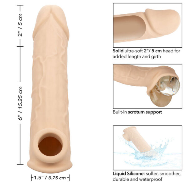 CalExotics Performance Maxx 8 — Penis Sleeve, Light Skin — Penis Accessories — view 8