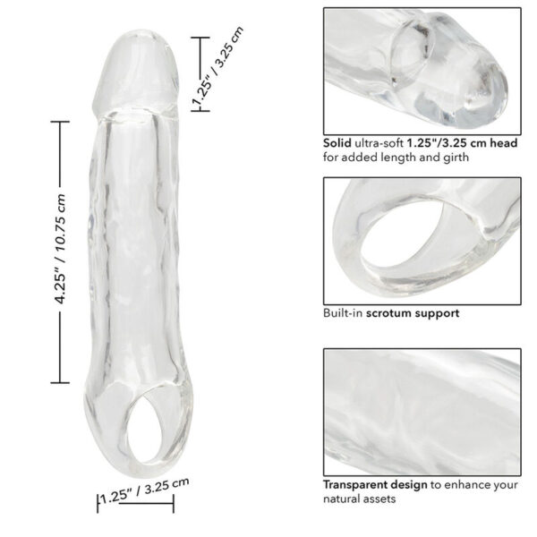 CalExotics Performance Maxx 5.5 — Penis Sleeve, Clear — Penis Accessories — view 6