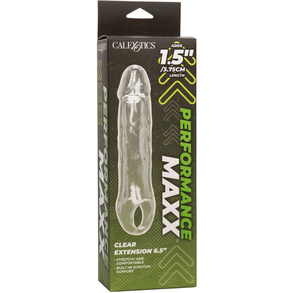 CalExotics Performance Maxx 6.5 — Penis Sleeve, Clear — Penis Accessories — view 8