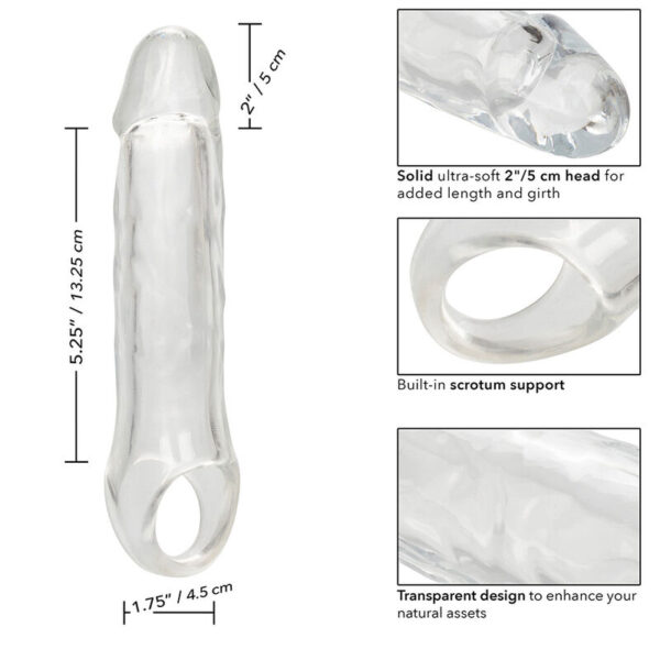 CalExotics Performance Maxx 7.5 — Penis Sleeve, Clear — Penis Accessories — view 6