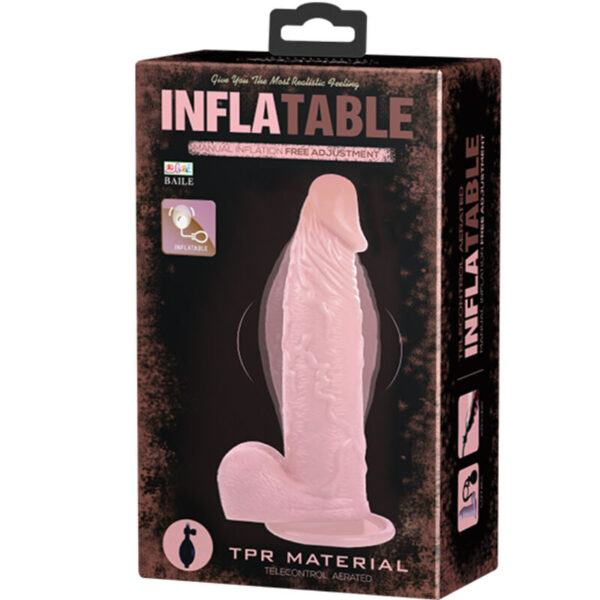Baile — Inflatable Dildo, Suction Cup, 15 cm — Dildos — view 2