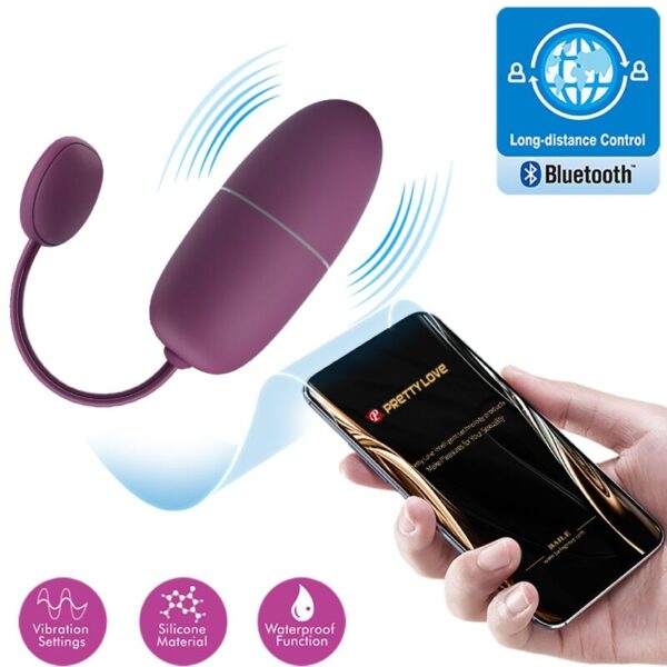 Pretty Love Nymph — Vibrating Egg, App-Controlled, Lilac — App-Controlled Sex Toys