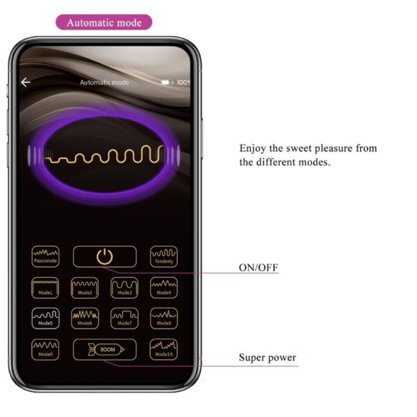 Pretty Love Nymph — Vibrating Egg, App-Controlled, Lilac — App-Controlled Sex Toys — view 9
