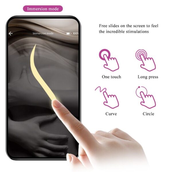 Pretty Love Nymph — Vibrating Egg, App-Controlled, Lilac — App-Controlled Sex Toys — view 6