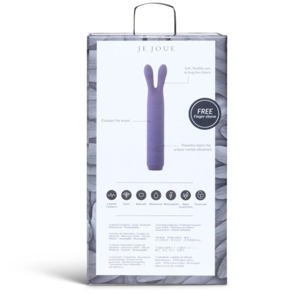 Je Joue Rabbit — Bullet Vibrator, Rechargeable, Purple — Bullet Vibrators — view 7