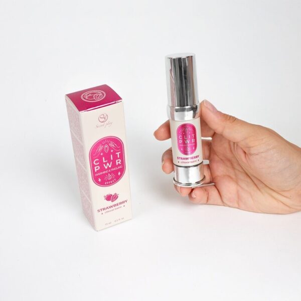Secretplay Clit Pwr Strawberry — Female Arousal Gel, 15 ml — Arousal Gels for Women — view 2