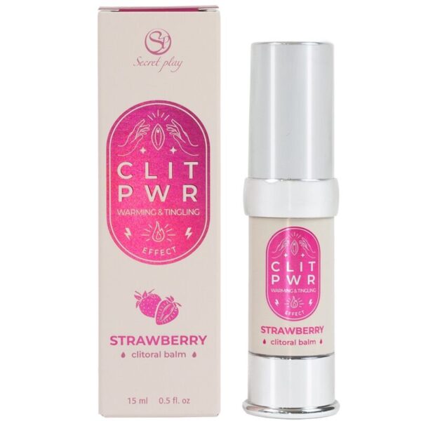 Secretplay Clit Pwr Strawberry — Female Arousal Gel, 15 ml — Arousal Gels for Women