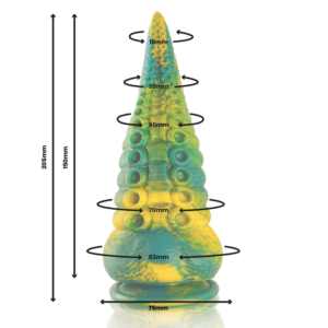 Epic Cetus Large — Fantasy Dildo, 20.5 cm, Green — Dildos — view 3