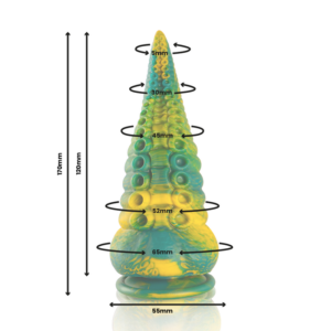 Epic Cetus Small — Fantasy Dildo, 17 cm, Green — Dildos — view 2