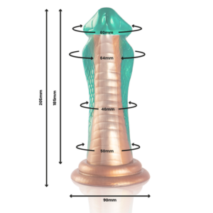 Epic Python — Fantasy Dildo, 20.5 cm, Green — Dildos — view 3