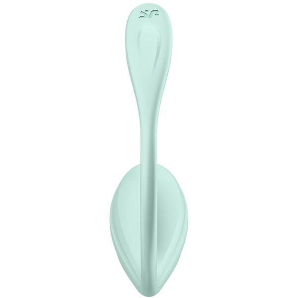 Satisfyer Smooth Petal — Wearable Vibrator, App-Controlled, Green — App-Controlled Sex Toys — view 6