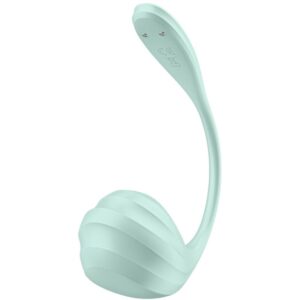 Satisfyer Smooth Petal — Wearable Vibrator, App-Controlled, Green — App-Controlled Sex Toys — view 3